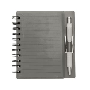 CADERNO PLÁSTICO C/ CANETA
