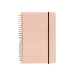 CADERNO COM CAPA PLÁSTICA