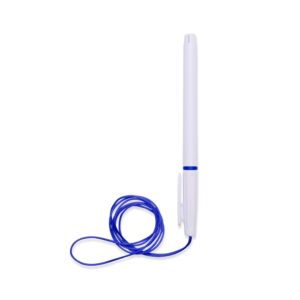 CANETA PLÁSTICA COM CORDÃO