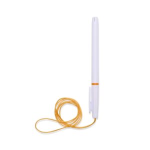 CANETA PLÁSTICA COM CORDÃO