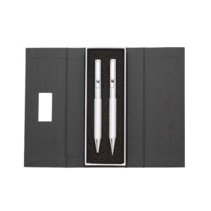 KIT CANETA E LAPISEIRA DE METAL
